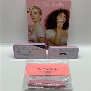 NIB No Mo-Stache Complete Hair Removal Kit